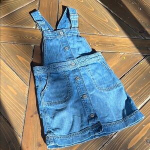 Kids Denim Overall Skirt